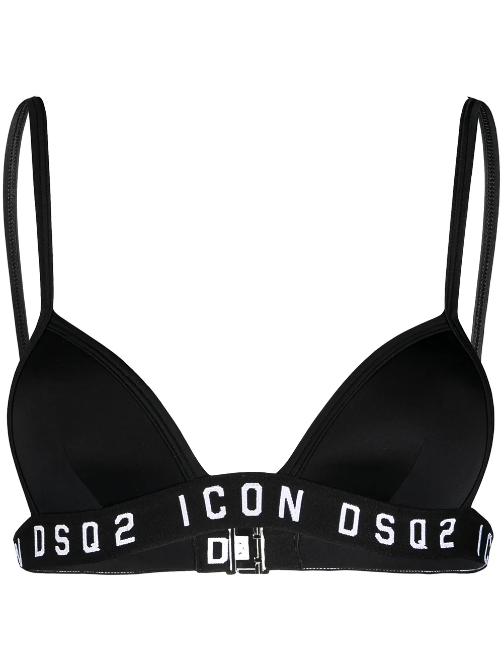 

Dsquared2 top de bikini Icon - Negro