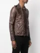 Giorgio Brato asymmetric zip leather jacket