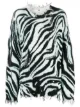 Image 1 of R13 zebra print jumper