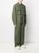 Jil Sander logo-appliqué jumpsuit