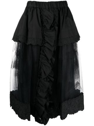 Simone Rocha Layered Tulle Midi Full Skirt - Farfetch