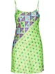 Image 1 of Frankies Bikinis Aster geometric-print minidress