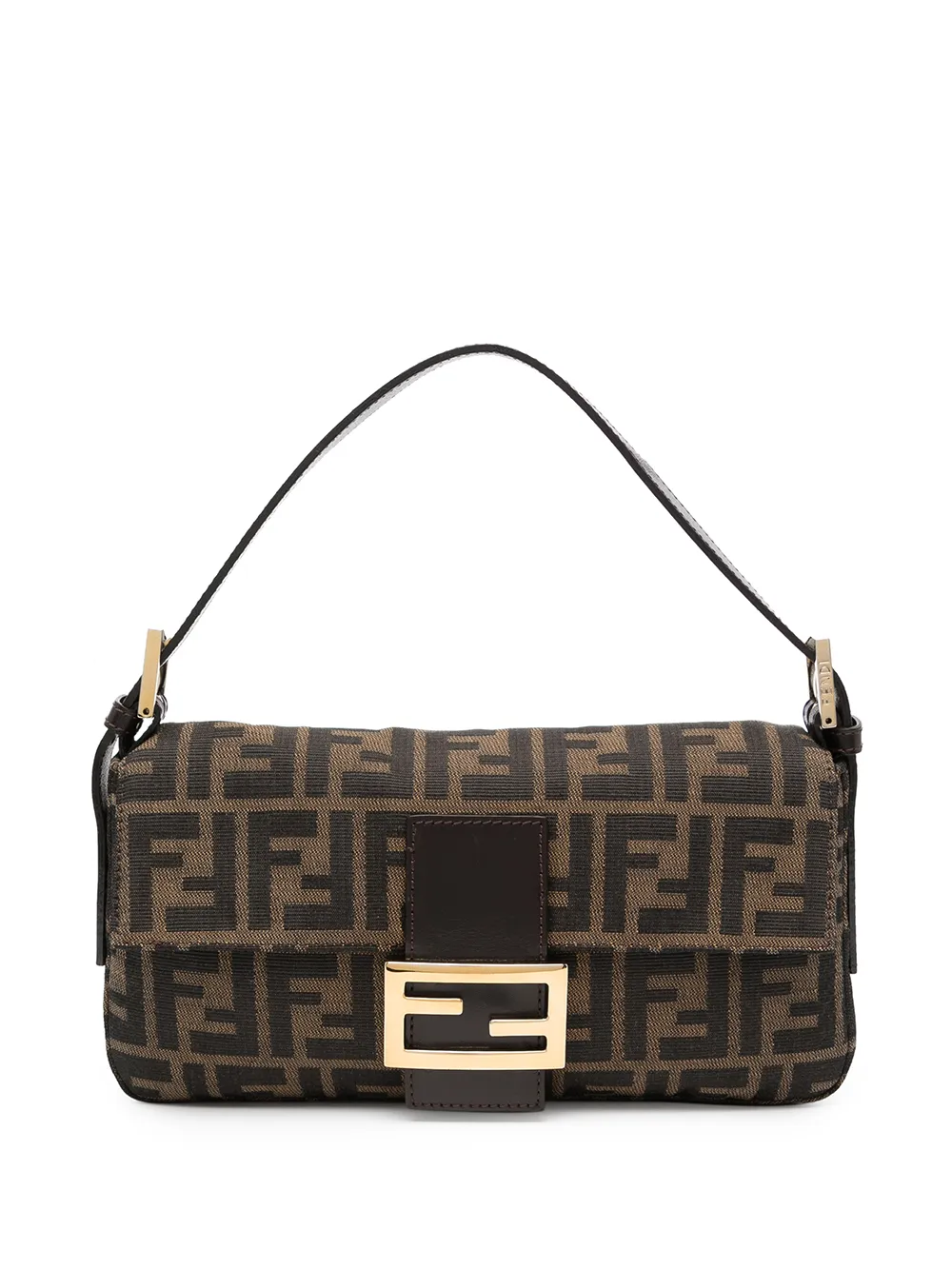 фото Fendi pre-owned сумка-тоут mamma baguette с узором zucca