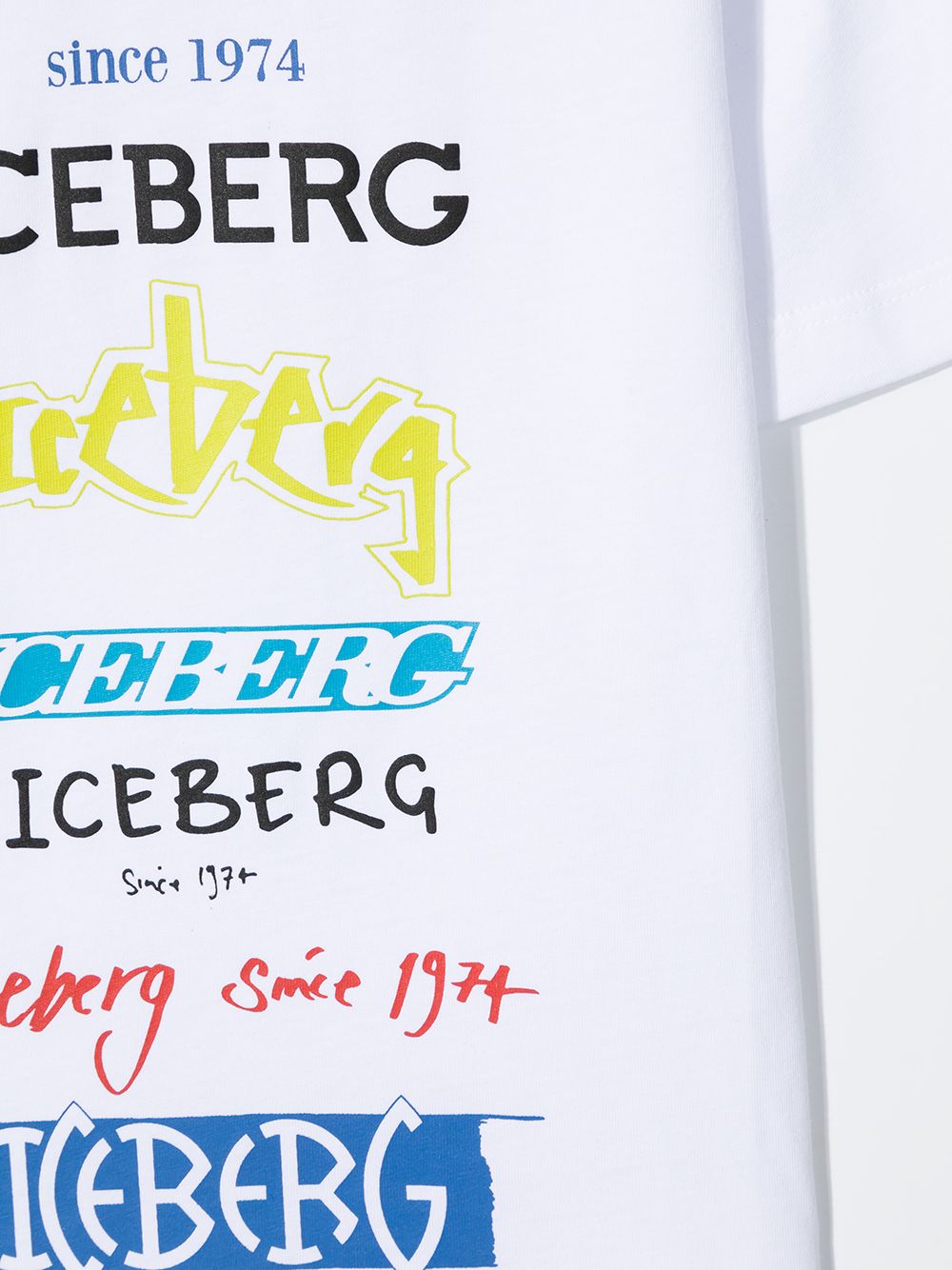 фото Iceberg kids футболка с круглым вырезом и логотипом