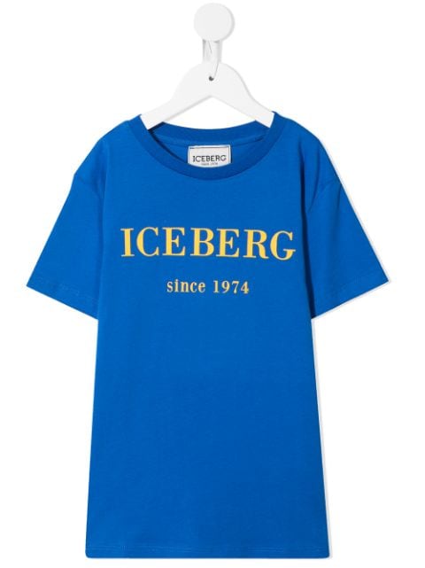 Iceberg Kids logo crew-neck T-shirt