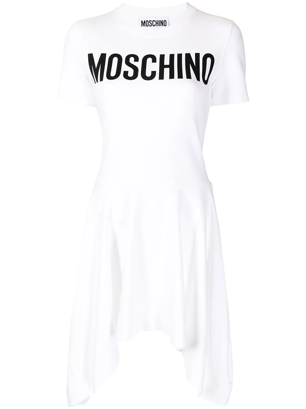 фото Moschino платье-футболка с логотипом