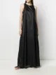 Peserico sleeveless flared maxi dress
