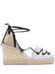 Image 1 of Castañer Kala dot-detail wedge espadrilles