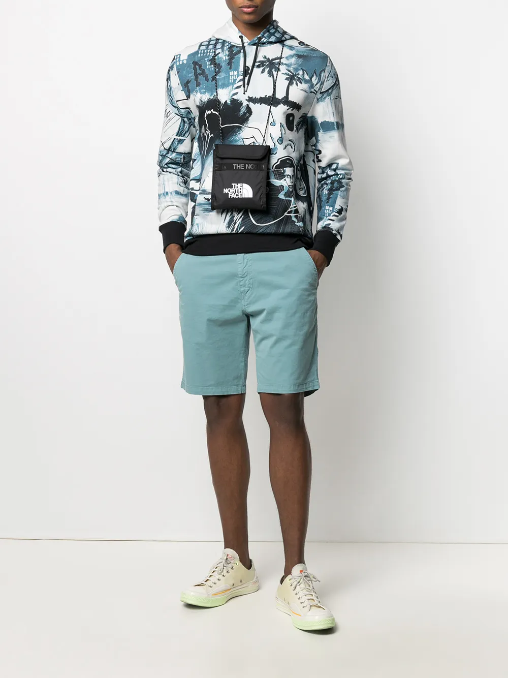 фото The north face сумка-мессенджер с логотипом