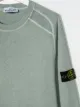 Stone Island Junior logo-patch contrast-stitch sweatshirt