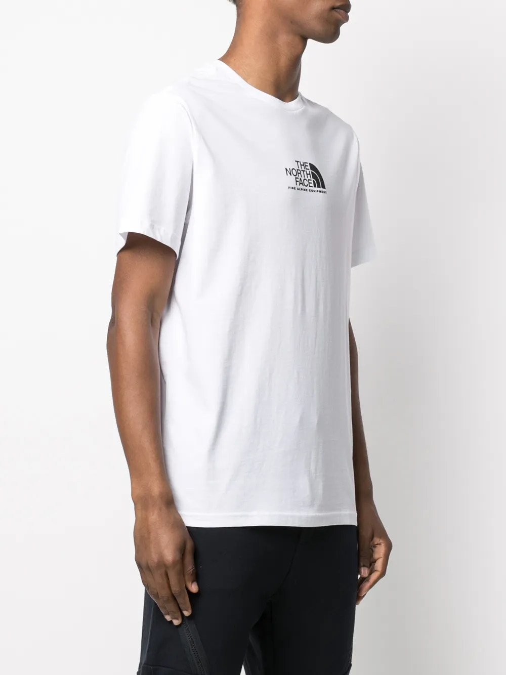 Shop The North Face Logo-print Cotton T-shirt In White