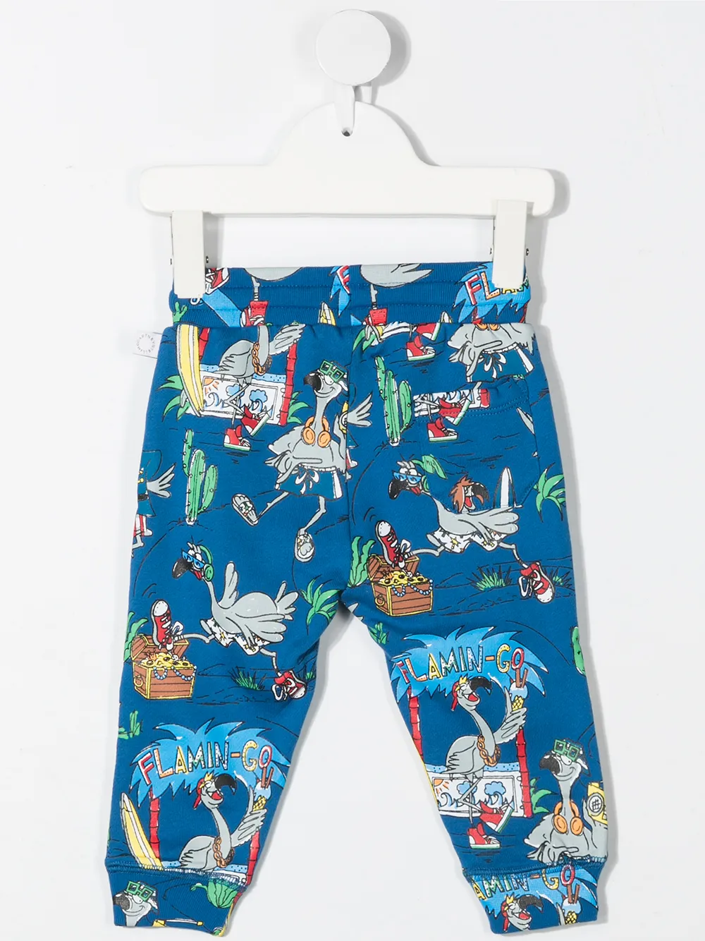 фото Stella mccartney kids брюки flamingo party из органического хлопка