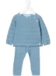 Image 1 of Tartine Et Chocolat stripe-knit tracksuit