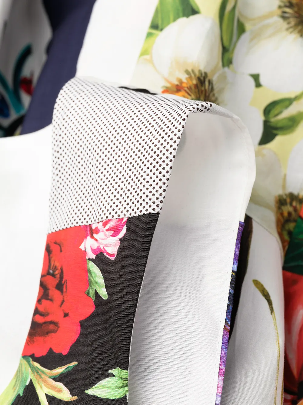 Dolce & Gabbana Multicolor Patchwork Silk Sleeveless Dress