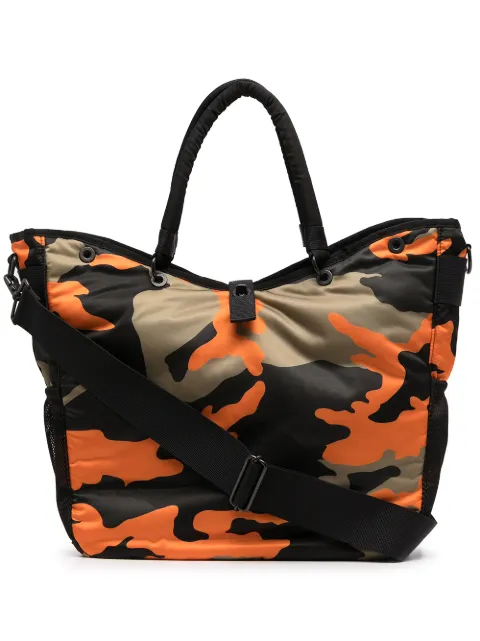 Porter-Yoshida & Co. Bolsa tote camuflada grande