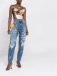 Изображение 2 из Dolce & Gabbana топ-бюстье в технике пэчворк