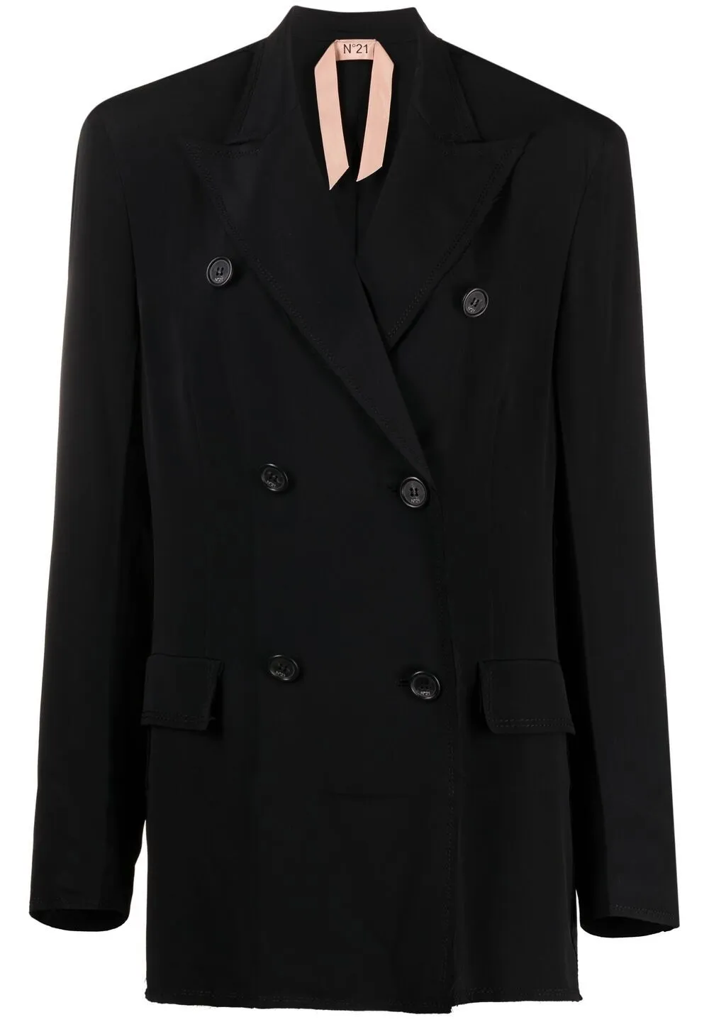 

Nº21 peaked lapels double-breasted blazer - Black