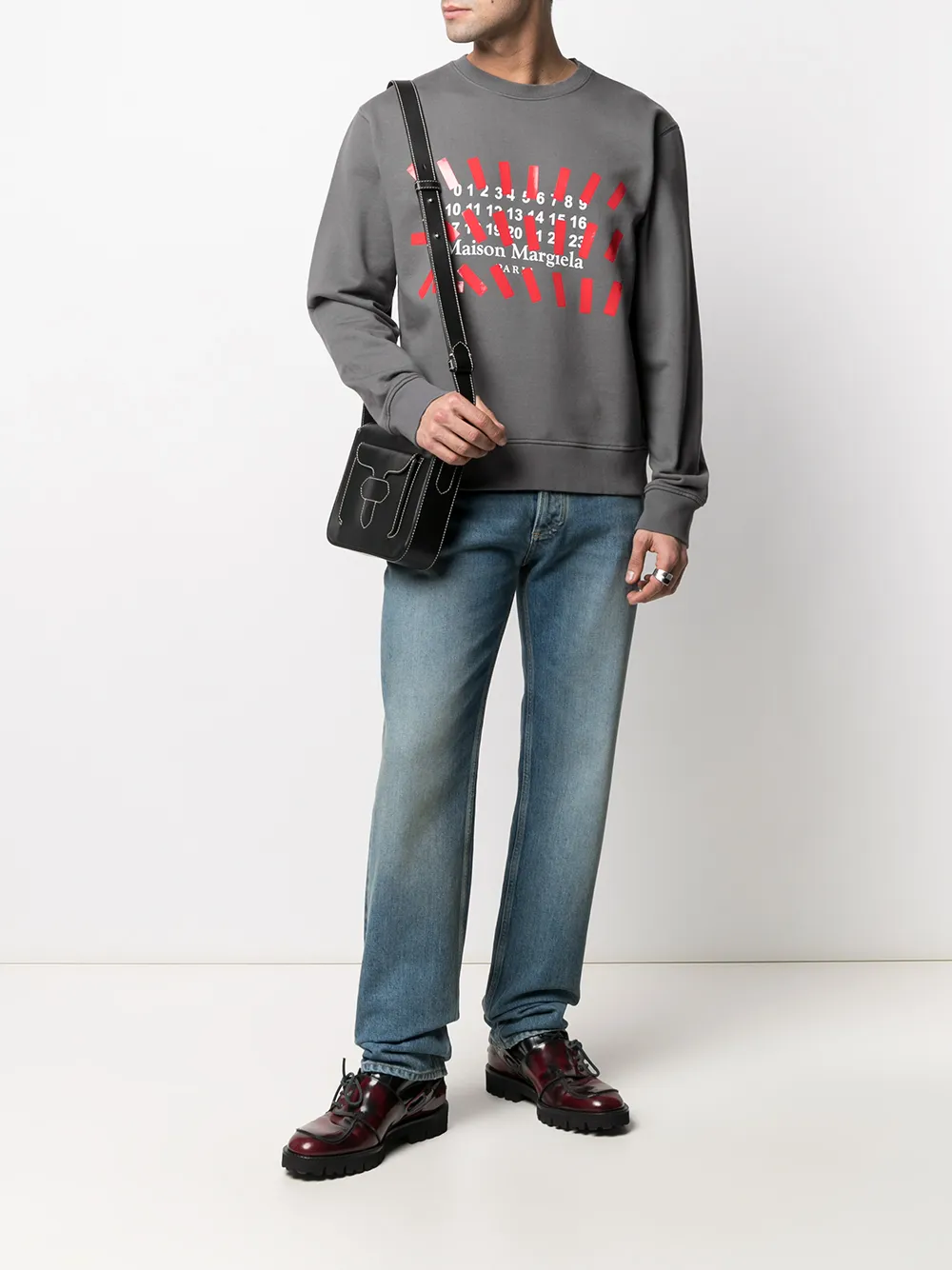 фото Maison margiela толстовка с логотипом