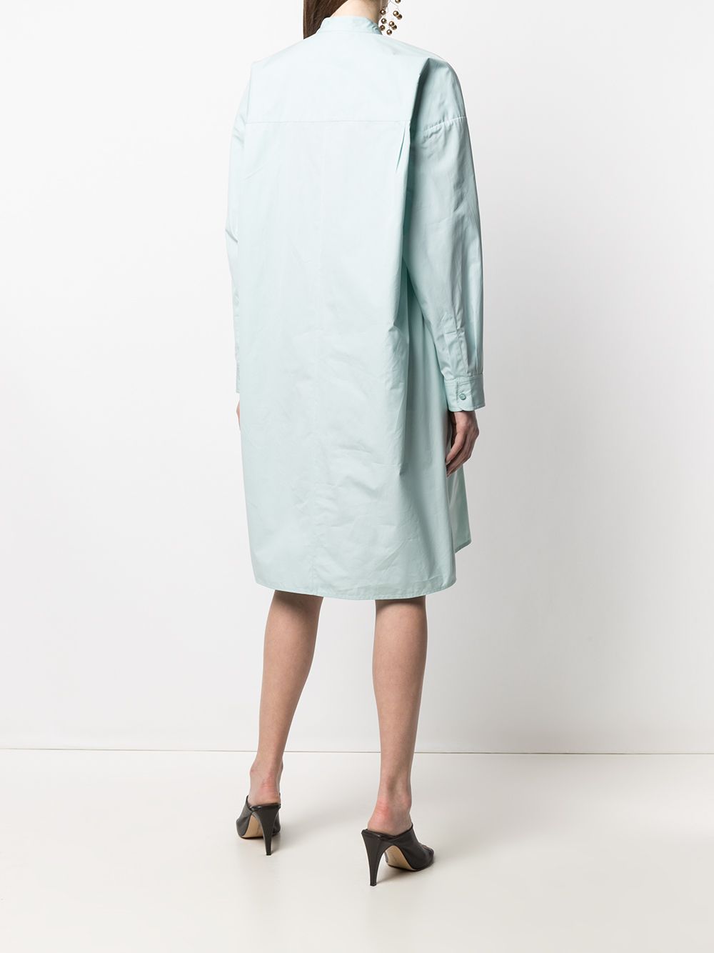 фото Givenchy платье-рубашка с поясом-цепочкой