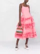 Image 2 of Molly Goddard ruffle detail midi dress