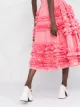 Molly Goddard ruffle detail midi dress