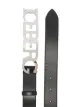 Iceberg logo-letter leather belt