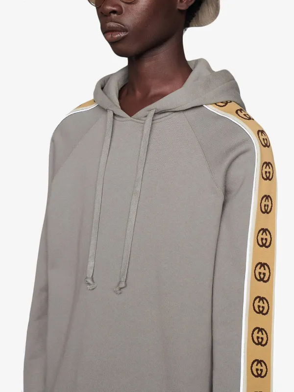 Gucci Hoodie Mit Logo-Streifen