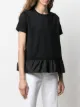 Herno peplum-hem T-shirt