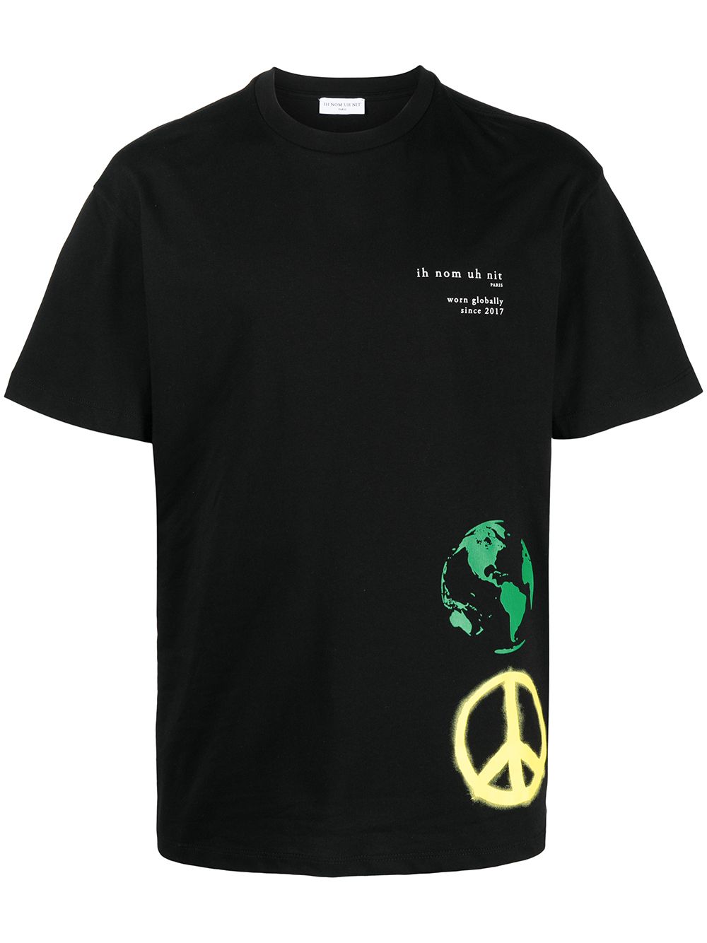 фото Ih nom uh nit футболка world peace с логотипом