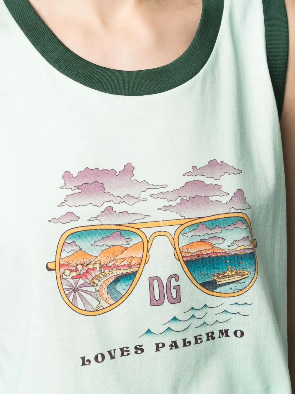 фото Dolce & gabbana топ с принтом palermo