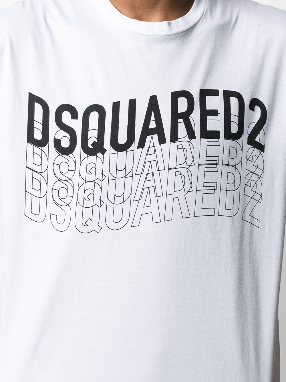 фото Dsquared2 футболка с логотипом