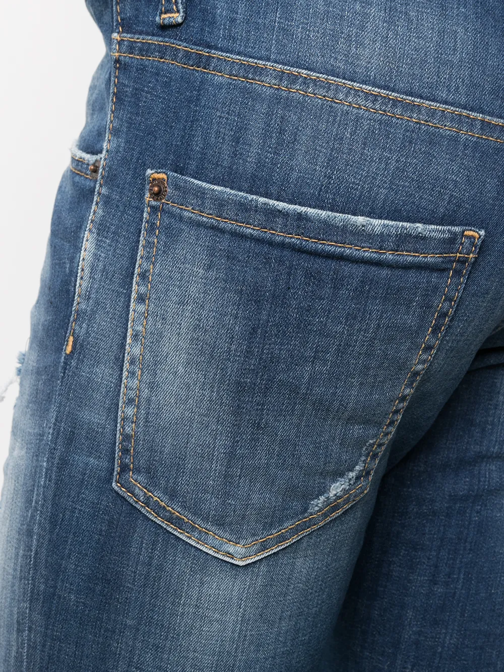 фото Dsquared2 джинсы скинни с прорезями