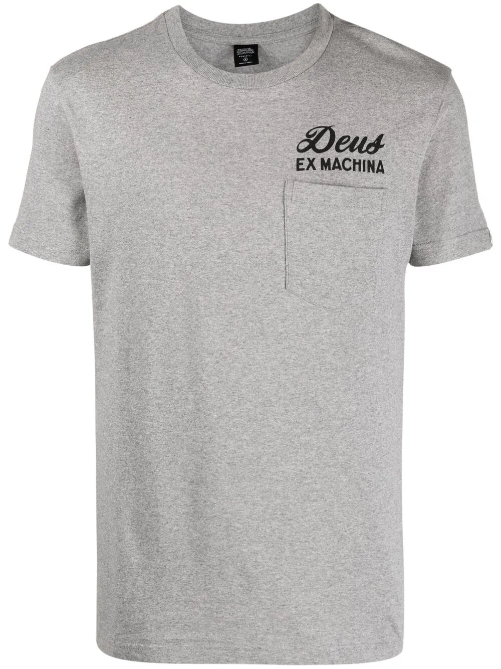 

Deus Ex Machina playera con logo estampado - Gris