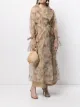 Image 2 of SHATHA ESSA abstract floral-print organza trench coat