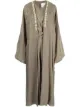 Image 1 of SHATHA ESSA embroidered cloak dress