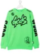 Image 1 of Gcds Kids TEEN logo print crewneck sweatshirt