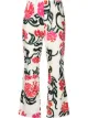 Image 1 of Marni floral-print bootcut trousers
