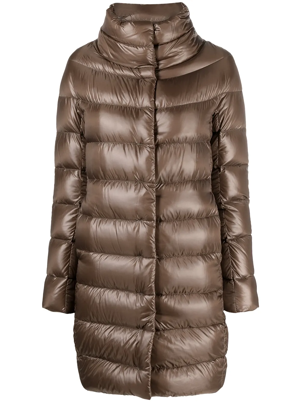 

Herno funnel-neck padded jacket - Brown