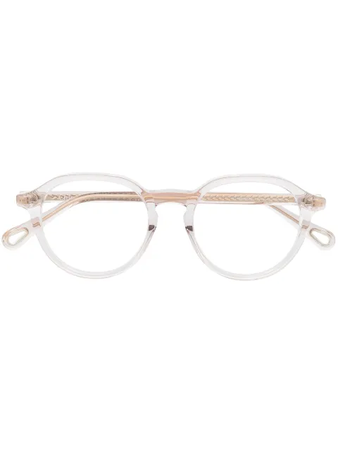 Chloé Eyewear transparent round frame glasses