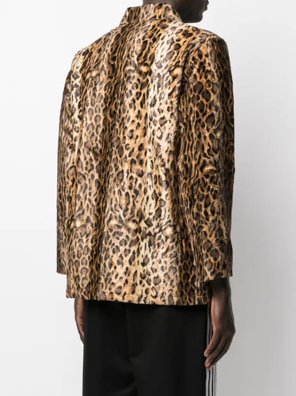 leopard print shirt jacket