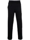 Armani Exchange logo-print track pants - Blue