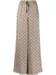 Image 1 of Pierre-Louis Mascia geometric print flared trousers