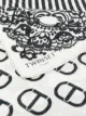 TWINSET mixed-print square scarf