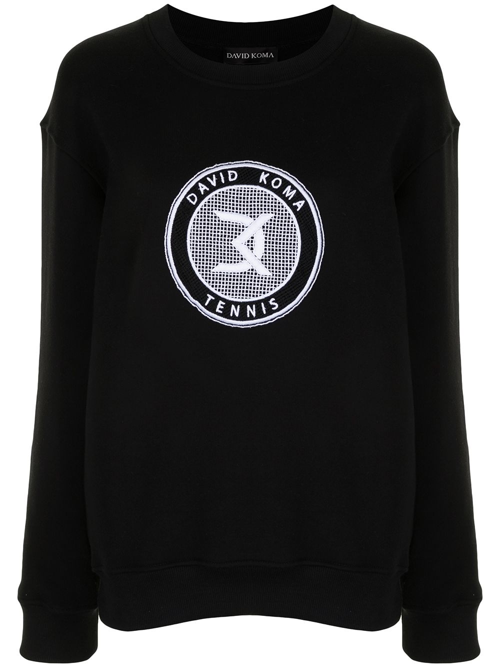 David Koma logo-print Sweatshirt - Farfetch