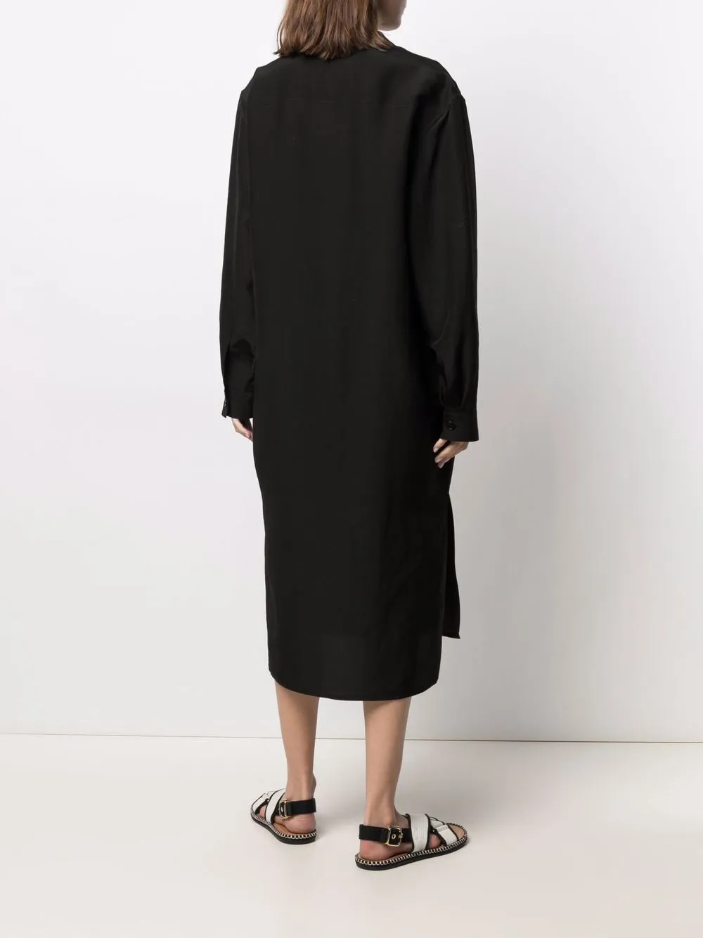 фото Jil sander платье-туника длины миди