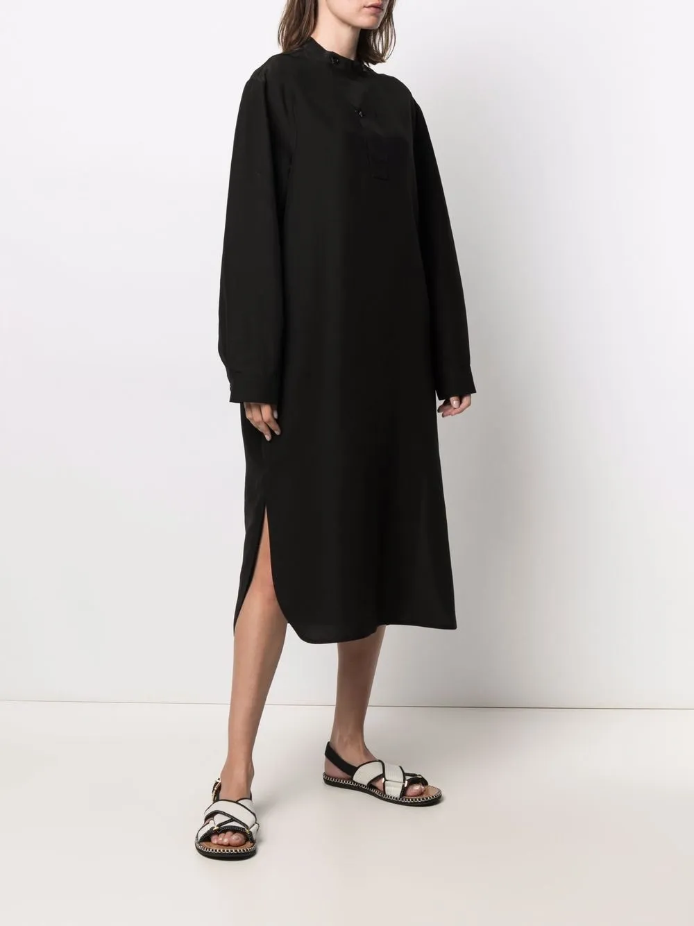 фото Jil sander платье-туника длины миди