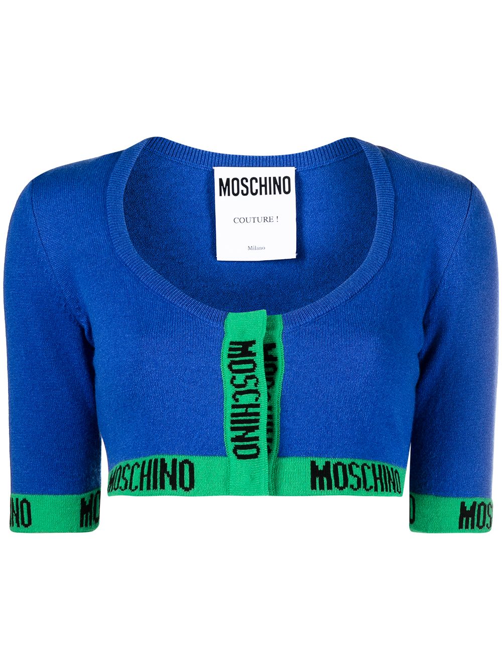 фото Moschino платье в горох с логотипом