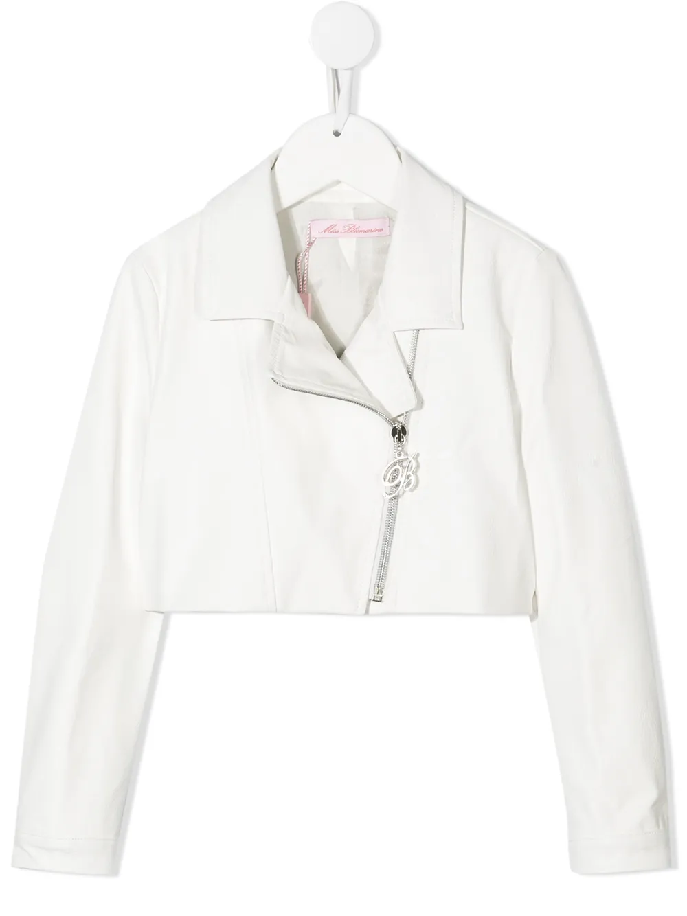 Miss Blumarine байкерская куртка из искусственной кожи
