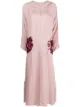 Image 1 of SHATHA ESSA Pomegranate embroidered maxi dress