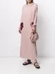 Image 2 of SHATHA ESSA Pomegranate embroidered maxi dress